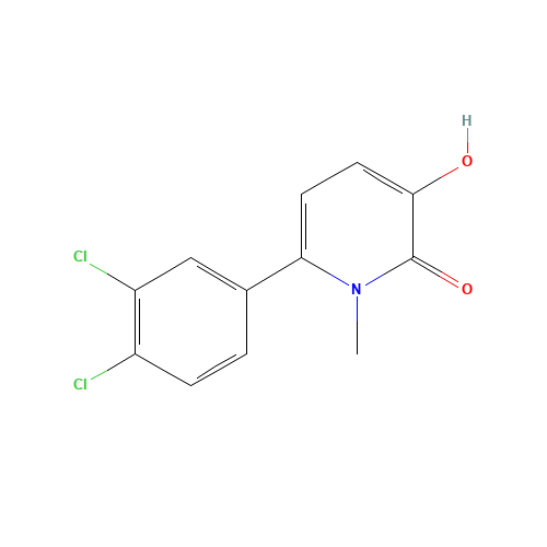 6-(3,4-dichlorophenyl)-3-hydroxy-1-methylpyridin-2-one (CAS: 1333146-43-2) - Related Chemical Product