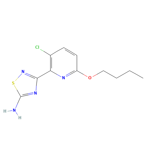 3-(6-butoxy-3-chloropyridin-2-yl)-1,2,4-thiadiazol-5-amine (CAS: 1179359-98-8) - Related Chemical Product