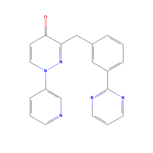 1-pyridin-3-yl-3-[(3-pyrimidin-2-ylphenyl)methyl]pyridazin-4-one (CAS: 1314380-86-3) - Related Chemical Product