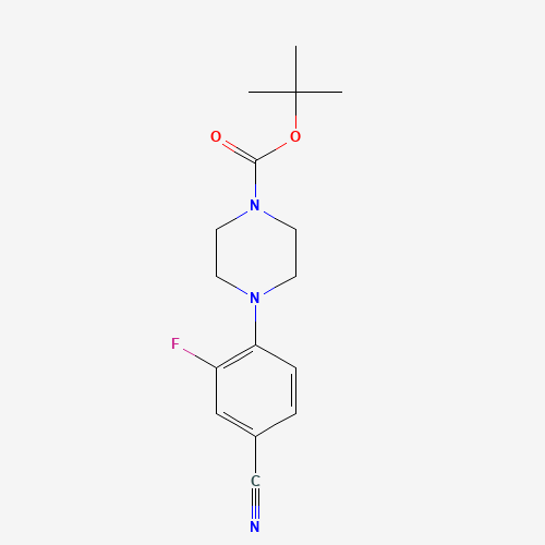 tert-butyl 4-(4-cyano-2-fluorophenyl)piperazine-1-carboxylate (CAS: 929884-77-5) - Related Chemical Product