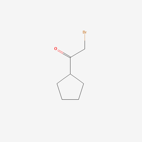 2-bromo-1-cyclopentylethanone (CAS: 52423-62-8) - Chemical Structure and Molecular Formula 