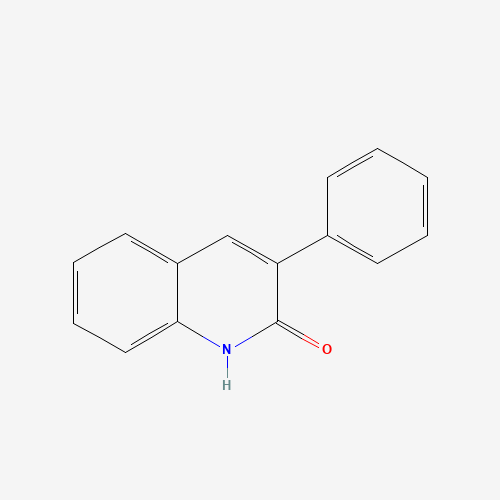 3-phenyl-1H-quinolin-2-one (CAS: 38035-81-3) - Chemical Structure and Molecular Formula 