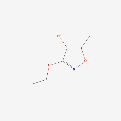 4-bromo-3-ethoxy-5-methyl-1,2-oxazole (CAS: 169310-98-9) - Chemical Structure and Molecular Formula 