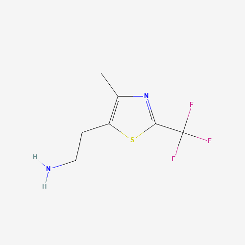 2-[4-methyl-2-(trifluoromethyl)-1,3-thiazol-5-yl]ethanamine (CAS: 1263281-04-4) - Related Chemical Product