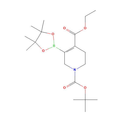 1-O-tert-butyl 4-O-ethyl 5-(4,4,5,5-tetramethyl-1,3,2-dioxaborolan-2-yl)-3,6-dihydro-2H-pyridine-1,4-dicarboxylate (CAS: 1234175-05-3) - Related Chemical Product
