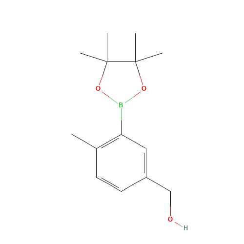 [4-methyl-3-(4,4,5,5-tetramethyl-1,3,2-dioxaborolan-2-yl)phenyl]methanol (CAS: 1400755-04-5) - Related Chemical Product
