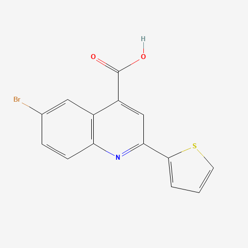 6-bromo-2-thiophen-2-ylquinoline-4-carboxylic acid (CAS: 33289-49-5) - Related Chemical Product