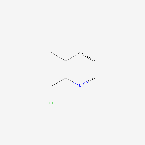 2-(chloromethyl)-3-methylpyridine (CAS: 4377-43-9) - Chemical Structure and Molecular Formula 