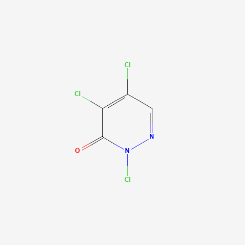 2,4,5-trichloropyridazin-3-one (CAS: 89089-14-5) - Chemical Structure and Molecular Formula 