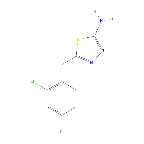 5-[(2,4-dichlorophenyl)methyl]-1,3,4-thiadiazol-2-amine (CAS: 39181-52-7) - Related Chemical Product