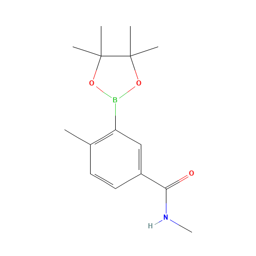 N,4-dimethyl-3-(4,4,5,5-tetramethyl-1,3,2-dioxaborolan-2-yl)benzamide (CAS: 1019918-76-3) - Related Chemical Product