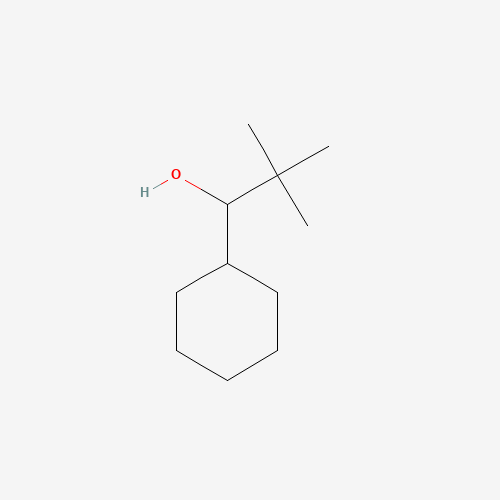 1-cyclohexyl-2,2-dimethylpropan-1-ol (CAS: 62039-14-9) - Chemical Structure and Molecular Formula 