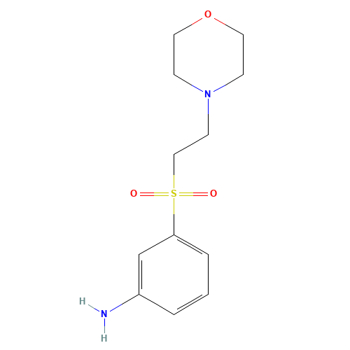 3-(2-morpholin-4-ylethylsulfonyl)aniline (CAS: 1044272-04-9) - Related Chemical Product