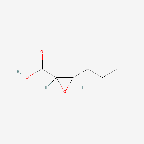 3-propyloxirane-2-carboxylic acid (CAS: 159346-72-2) - Chemical Structure and Molecular Formula 