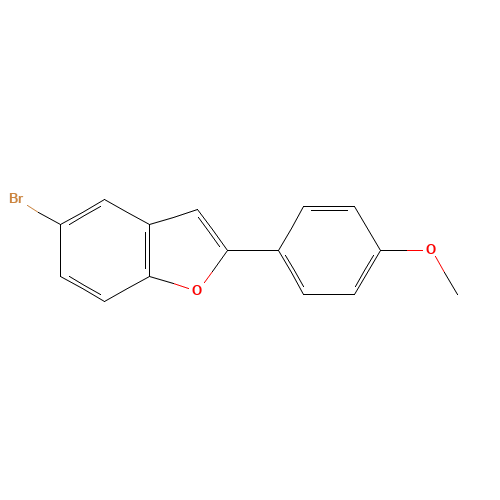 5-bromo-2-(4-methoxyphenyl)-1-benzofuran (CAS: 503300-08-1) - Related Chemical Product
