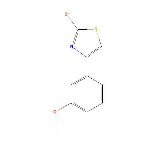 2-bromo-4-(3-methoxyphenyl)-1,3-thiazole (CAS: 412923-56-9) - Related Chemical Product
