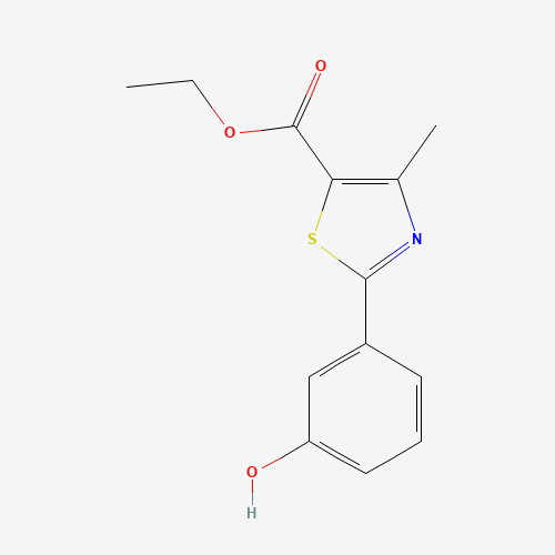 ethyl 2-(3-hydroxyphenyl)-4-methyl-1,3-thiazole-5-carboxylate (CAS: 209538-87-4) - Related Chemical Product