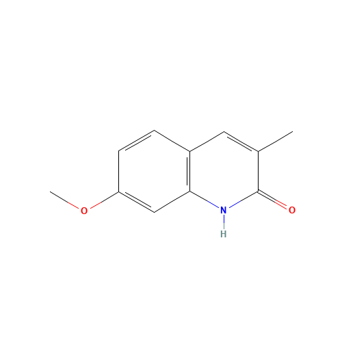 7-methoxy-3-methyl-1H-quinolin-2-one (CAS: 913613-84-0) - Chemical Structure and Molecular Formula 