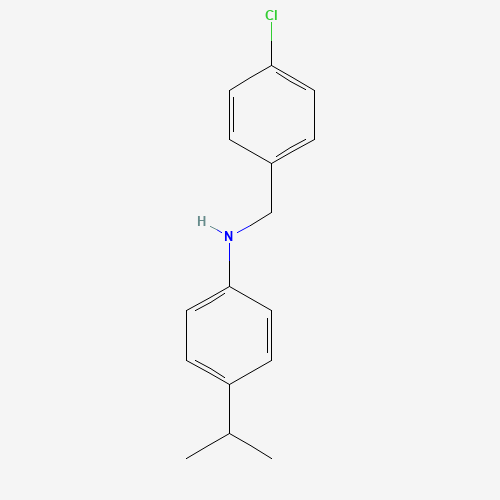 N-[(4-chlorophenyl)methyl]-4-propan-2-ylaniline (CAS: 400858-60-8) - Related Chemical Product