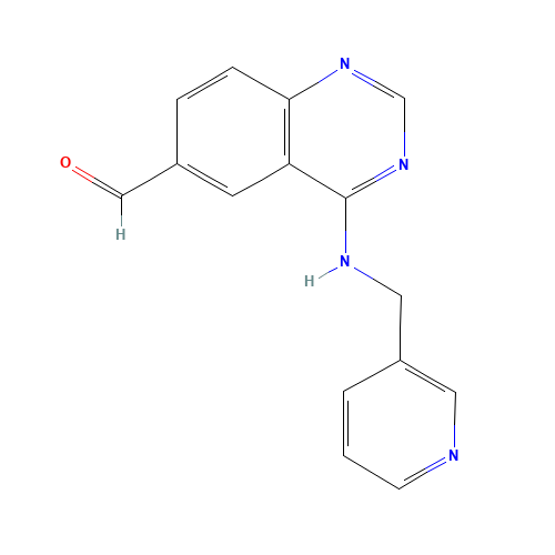 4-(pyridin-3-ylmethylamino)quinazoline-6-carbaldehyde (CAS: 648449-14-3) - Related Chemical Product
