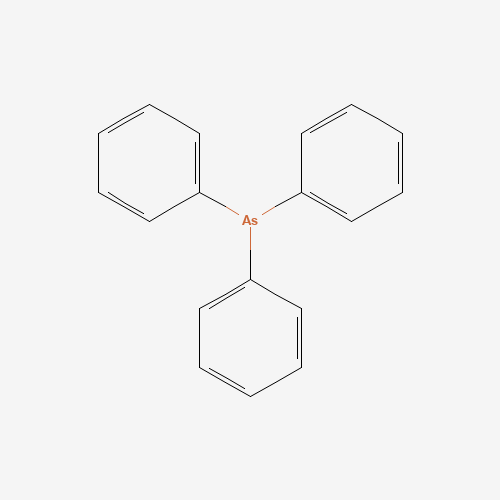 triphenylarsane (CAS: 603-32-7) - Chemical Structure and Molecular Formula 