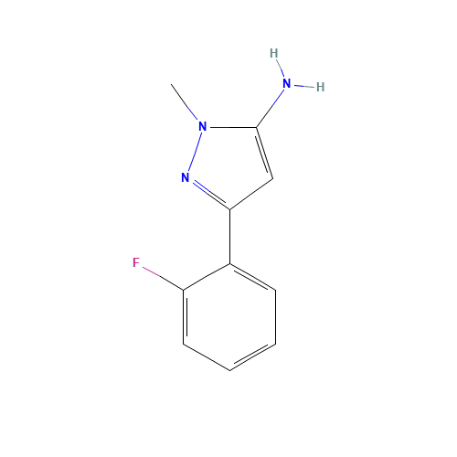 5-(2-fluorophenyl)-2-methylpyrazol-3-amine (CAS: 1012879-56-9) - Related Chemical Product