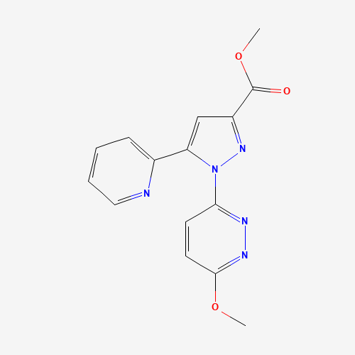 methyl 1-(6-methoxypyridazin-3-yl)-5-pyridin-2-ylpyrazole-3-carboxylate (CAS: 741287-94-5) - Related Chemical Product