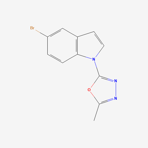 2-(5-bromoindol-1-yl)-5-methyl-1,3,4-oxadiazole (CAS: 1610800-98-0) - Related Chemical Product