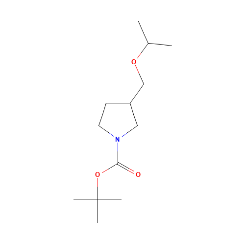 tert-butyl 3-(propan-2-yloxymethyl)pyrrolidine-1-carboxylate (CAS: 1244059-23-1) - Related Chemical Product