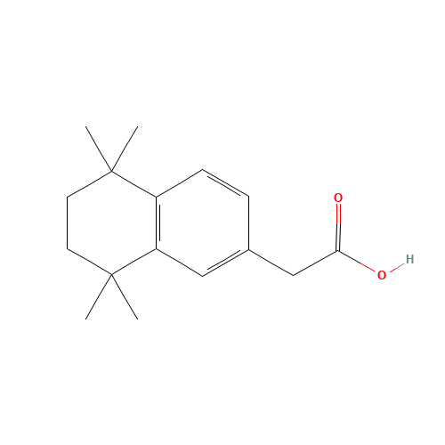 2-(5,5,8,8-tetramethyl-6,7-dihydronaphthalen-2-yl)acetic acid (CAS: 142650-45-1) - Related Chemical Product