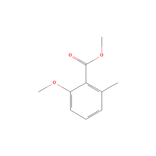 methyl 2-methoxy-6-methylbenzoate (CAS: 79383-44-1) - Chemical Structure and Molecular Formula 