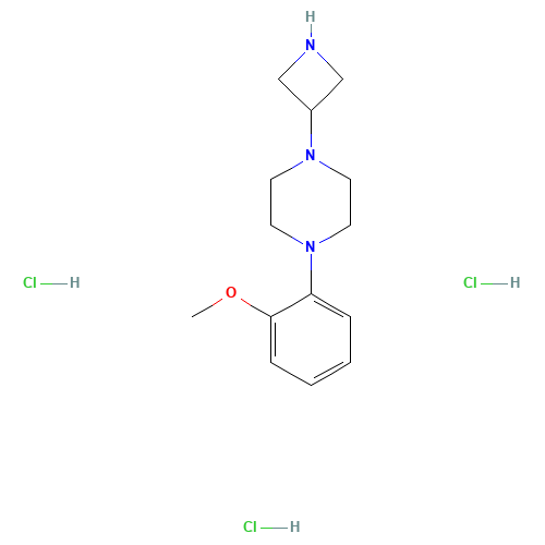 1-(azetidin-3-yl)-4-(2-methoxyphenyl)piperazine;trihydrochloride (CAS: 223381-69-9) - Related Chemical Product