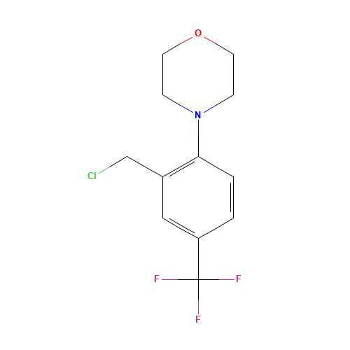 4-[2-(chloromethyl)-4-(trifluoromethyl)phenyl]morpholine (CAS: 892502-15-7) - Related Chemical Product