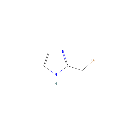 2-(bromomethyl)-1H-imidazole (CAS: 735273-40-2) - Chemical Structure and Molecular Formula 