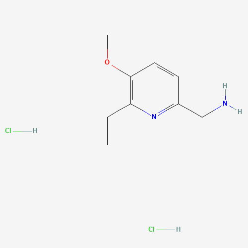 (6-ethyl-5-methoxypyridin-2-yl)methanamine;dihydrochloride (CAS: 1112851-41-8) - Chemical Structure and Molecular Formula 