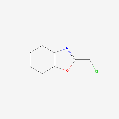 2-(chloromethyl)-4,5,6,7-tetrahydro-1,3-benzoxazole (CAS: 139549-15-8) - Chemical Structure and Molecular Formula 