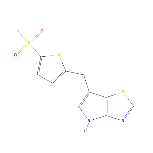 6-[(5-methylsulfonylthiophen-2-yl)methyl]-4H-pyrrolo[2,3-d][1,3]thiazole (CAS: 1312364-00-3) - Related Chemical Product