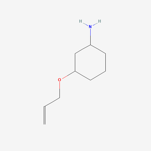 3-prop-2-enoxycyclohexan-1-amine (CAS: 1214923-68-8) - Chemical Structure and Molecular Formula 