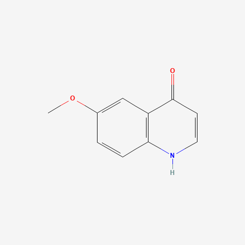 6-methoxy-1H-quinolin-4-one (CAS: 13788-72-2) - Chemical Structure and Molecular Formula 
