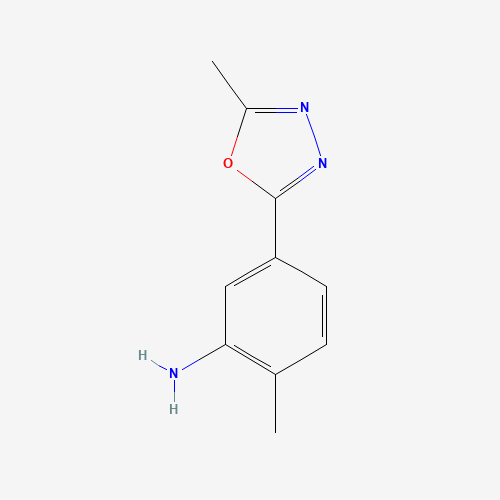 2-methyl-5-(5-methyl-1,3,4-oxadiazol-2-yl)aniline (CAS: 796070-75-2) - Related Chemical Product
