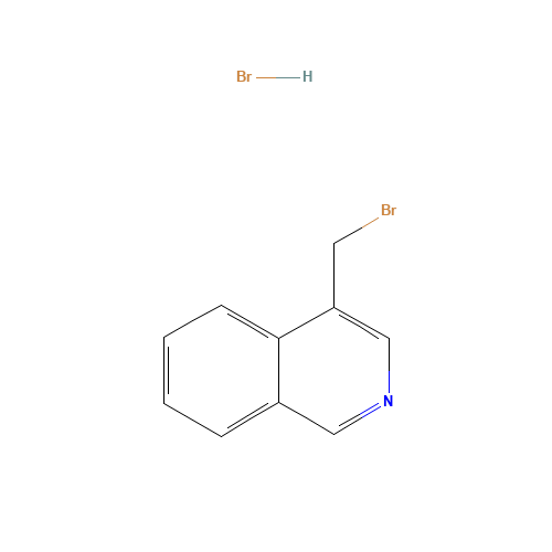 4-(bromomethyl)isoquinoline;hydrobromide (CAS: 1192352-33-2) - Chemical Structure and Molecular Formula 