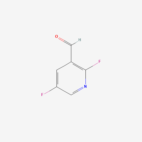 2,5-difluoropyridine-3-carbaldehyde (CAS: 1227602-25-6) - Chemical Structure and Molecular Formula 