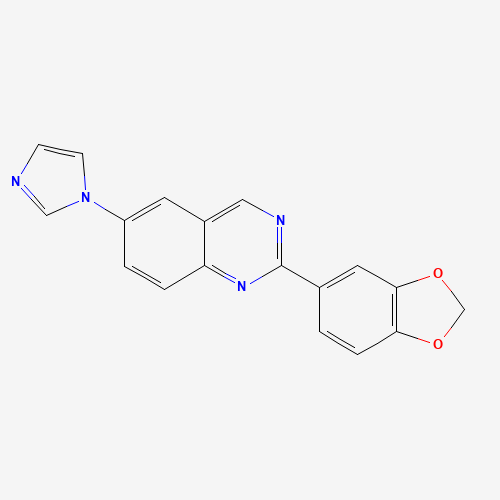 2-(1,3-benzodioxol-5-yl)-6-imidazol-1-ylquinazoline (CAS: 1004997-75-4) - Related Chemical Product