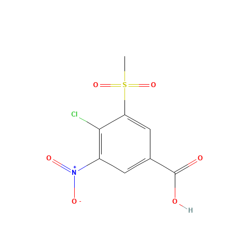 4-chloro-3-methylsulfonyl-5-nitrobenzoic acid (CAS: 32548-10-0) - Related Chemical Product