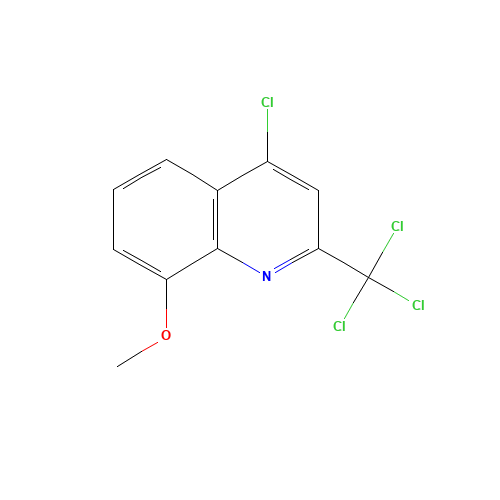 4-chloro-8-methoxy-2-(trichloromethyl)quinoline (CAS: 93599-98-5) - Related Chemical Product