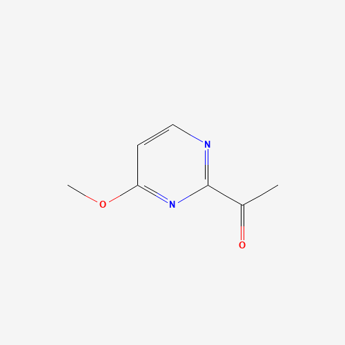 1-(4-methoxypyrimidin-2-yl)ethanone (CAS: 463337-53-3) - Chemical Structure and Molecular Formula 