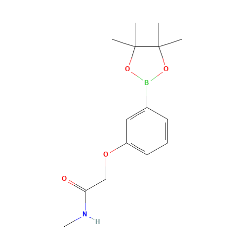 N-methyl-2-[3-(4,4,5,5-tetramethyl-1,3,2-dioxaborolan-2-yl)phenoxy]acetamide (CAS: 1415793-73-5) - Related Chemical Product