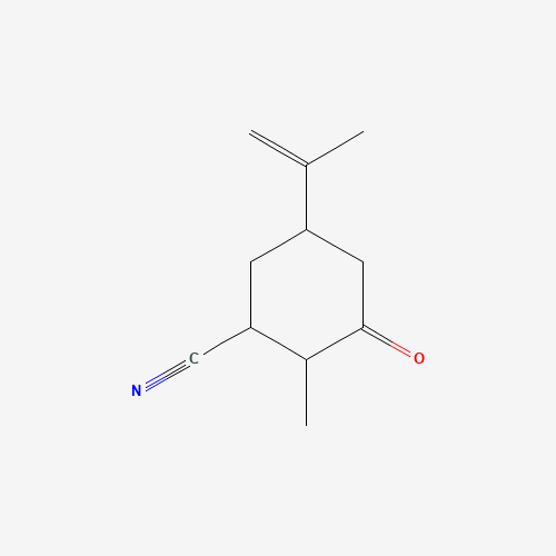 2-methyl-3-oxo-5-prop-1-en-2-ylcyclohexane-1-carbonitrile (CAS: 16826-23-6) - Related Chemical Product