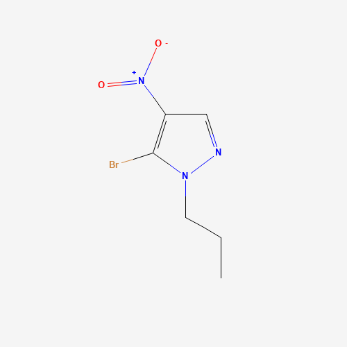 5-bromo-4-nitro-1-propylpyrazole (CAS: 1429309-51-2) - Chemical Structure and Molecular Formula 