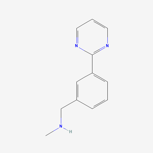 N-methyl-1-(3-pyrimidin-2-ylphenyl)methanamine (CAS: 886851-49-6) - Related Chemical Product